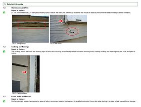 Home Inspection Report Photos